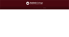 Desktop Screenshot of kashmircottage.co.uk
